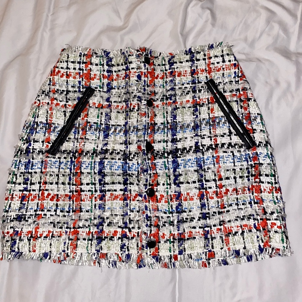 Rag and bone tweed skirt
